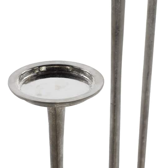 Aluminum Modern Candle Holder Set